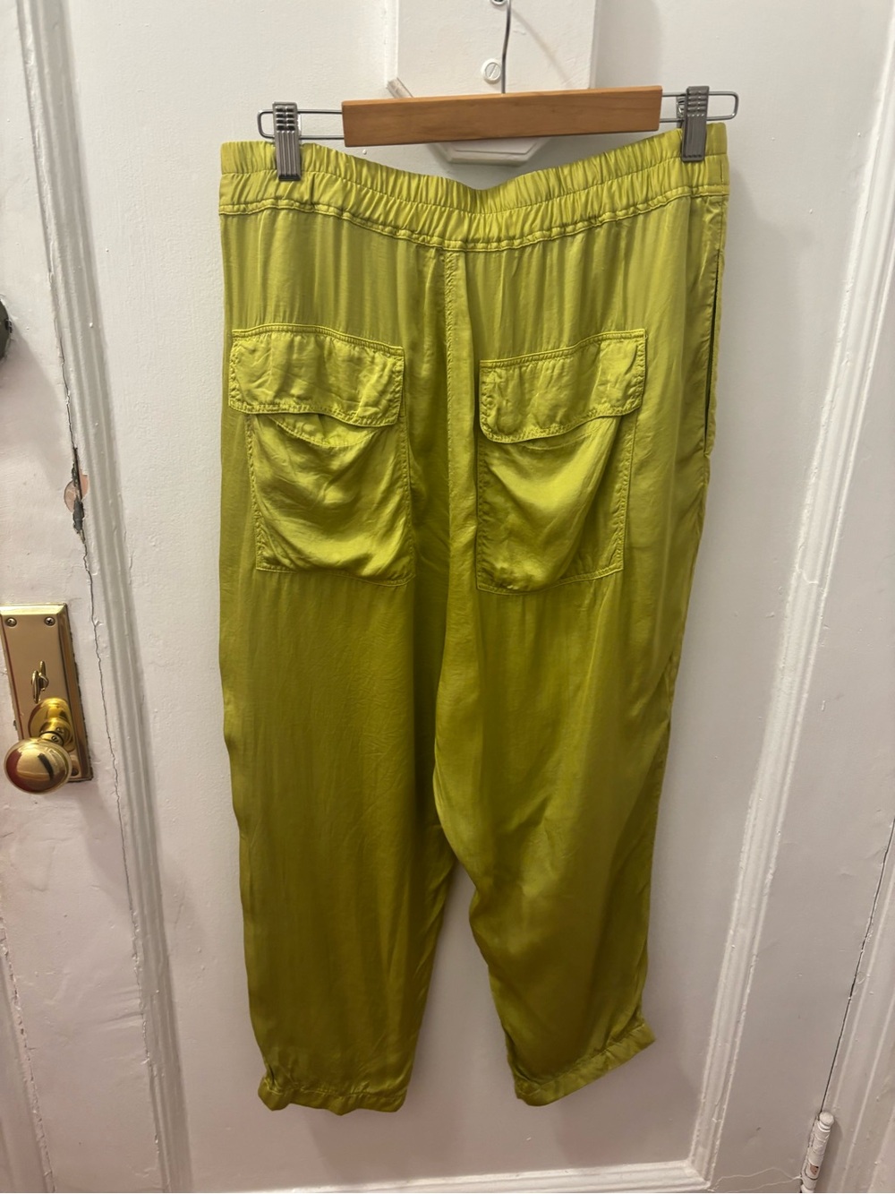 Nili Lotan Safi Pants in lime green size M - Picture 3 of 8